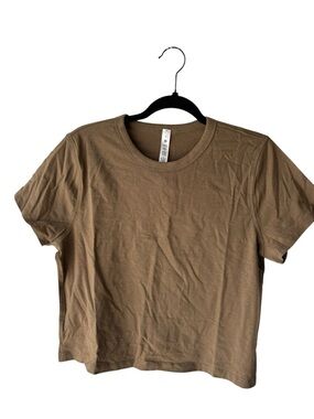 Lululemon classic fit cotton blend T-shirt Brown
